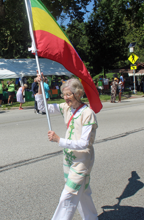 Ethiopian Cultural Garden in Parade of Flags